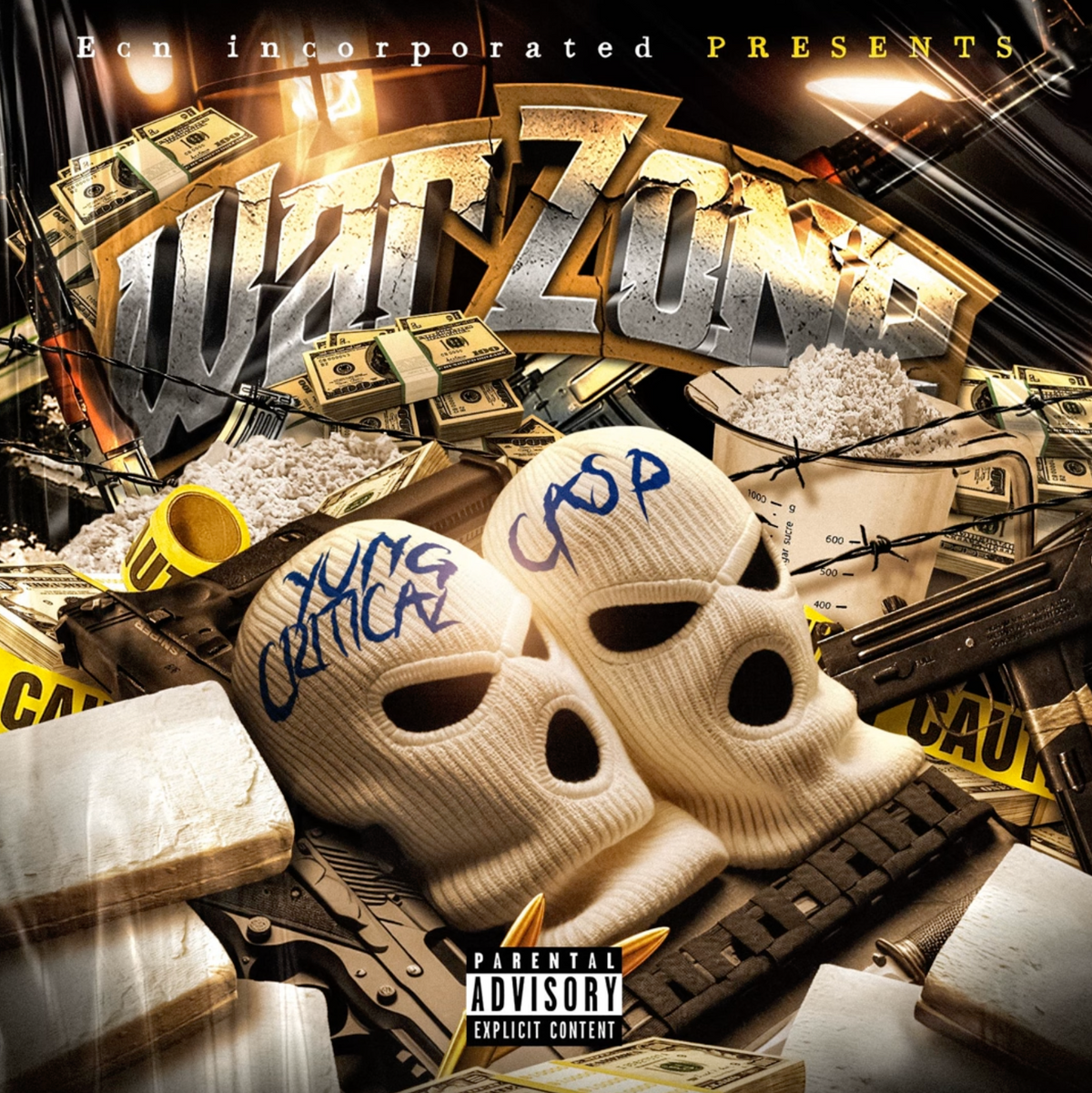 War Zone - Yung Critical ft. Cas P - Official Single Cover