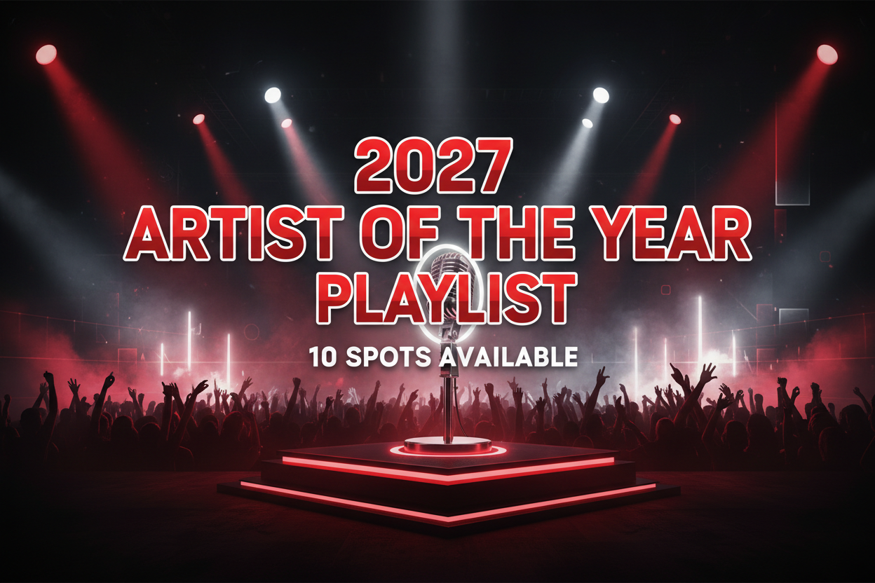 2027 Artist of the Year Playlist Cover